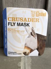 Cashel Crusader Fly Mask Standard with Mule Ears-Small Pony/Large Mini Donkey