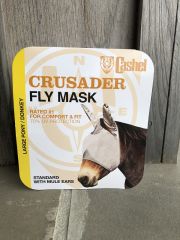 Cashel Crusader Fly Mask Standard with Mule Ears-Large Pony/Donkey