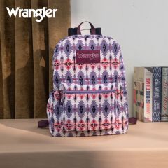 Wrangler Aztec Print Backpack -Lavender
