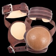 Classic Equine Leather Skid Boot - Buckles