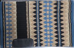 RHC Show Saddle Blanket  - Teal / Tan / Brown