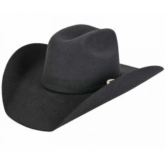 3X Black Felt Cowboy Hat