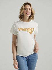 Wrangler Women's Western Graphic Tee - Marshmallow