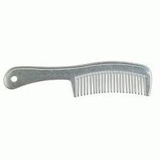 Aluminium Mane & Tail Comb with Handle