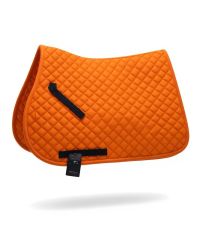 English Contour Saddle Pad - Orange