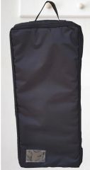 420D Black Fleece Lined Bridle Bag
