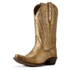 Ariat® Ladies Gold Metallic Tailgate Western Boots 10029678