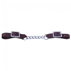 Dale Rodrigez Single Chain Leather Curb Strap