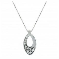 Montana Silver Deep Scroll Necklace 