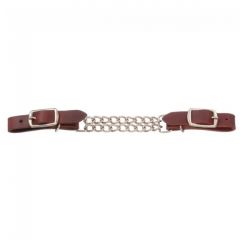 DR Leather Curb Chain with double chain