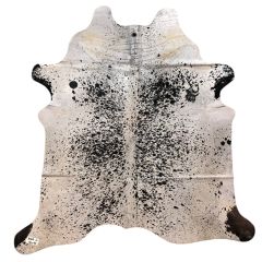 Brazilian Black and White Salt and Pepper Cowhide - 82