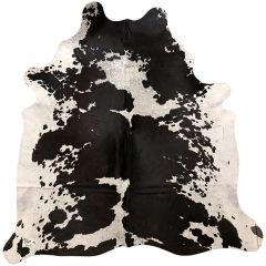 Brazilian Black and White Salt and Pepper Cowhide - 93