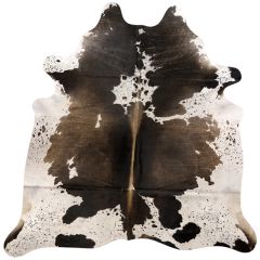 Brazilian Brown and White Salt and Pepper Cowhide - 99