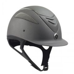 ONE K Defender Chrome Stripe Matte Helmet-Grey