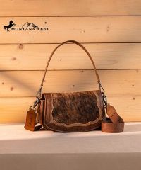 Montana West Mini Shoulder Bag/Crossbody/Clutch - Brown