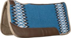 Mustang Black/Turquoise Blanket Top Saddle Pad *