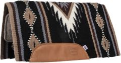 Del Rio Pad with Tan Wool Bottom - Black and Tan