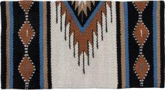 Del Rio Saddle Blanket - Rust and Cream