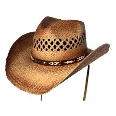 Conner West Yellowstone Raffia Cowboy Hat-One Size