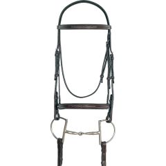 Sage Family English Bridle with Stitching and Padding