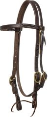 5/8" Double Buckle Browband Headstall