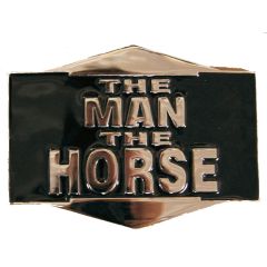 The Man, The Horse Belt Buckle