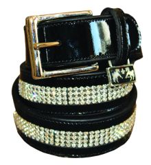 Equine Couture Patent Leather Bling Belt