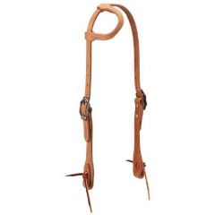 Rough Out Russet Sliding Ear Headstall 