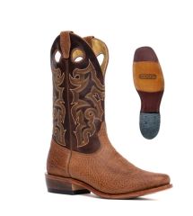 Boulet Men's Cutter Toe Bullhide Cognac - 5929