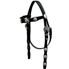 5 concho browband headstall