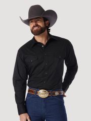 WRANGLER® WESTERN LONG SLEEVE SNAP SHIRT