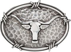Ariat Mens Barbed Wire Longhorn Buckle