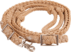 Waxed Knotted Rope Rein