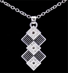 Double Black Diamond Necklace by Taylor Brands