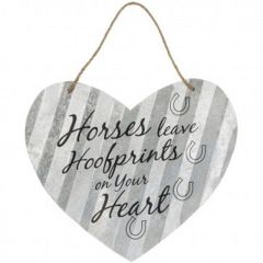Hoofprints Heart Sign- 20"