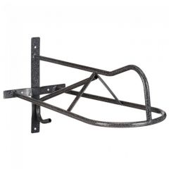 Ger-Ryan Western Wall Mount Saddle Rack in Hammered Finish