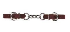  Weaver Latigo Leather 3-1/2" Single Link Chain Curb Strap