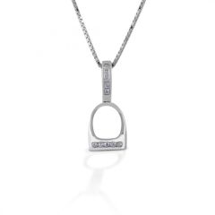 Kelly Herd English Stirrup Necklace