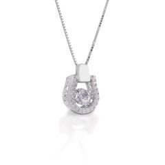 Kelly Herd Dancing Stone Stirrup Necklace