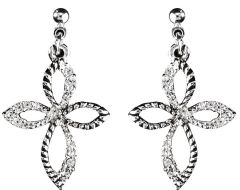 Cross Design Earrings by Taylor Brands