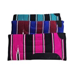 Mustang Fleece Close Contact Navajo Pad Assorted Colours-30"x30"