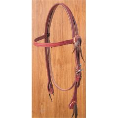 Billy Cook Headstall - Leather Tie End