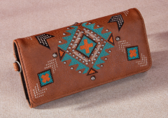 Montana West Embroidered Wallet