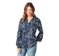 Wrangler® Retro® Americana Shirt - Blue Print 