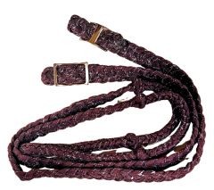 Reflective Cord Knot Barrel Rein - Now 8 Colours!