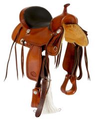 Billy Cook Border Stamped Trail Saddle BC1537