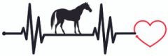 Horse Heartbeat Sticker