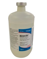 Bimectin Injectable Ivermectin 1% w/v Wormer - 500ml