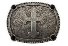 Blazin Roxx Ladies Buckle Floral Cross