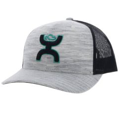 Hooey "Sterling" Grey/Black Snapback Hat